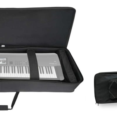 Rockville 88 Key Padded Rigid Durable Keyboard Gig Bag Case For Korg Krome EX