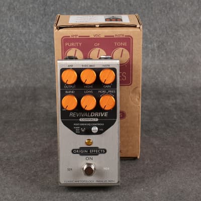 Reverb.com listing, price, conditions, and images for origin-effects-revivaldrive-compact