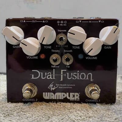 Wampler Dual Fusion V2 Tom Quayle Signature Dual Overdrive Guitar Effects  Pedal