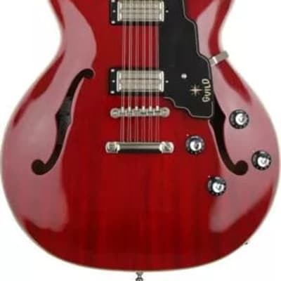 Guild Newark St. Collection Starfire IV ST-12 2023 Cherry Red image 2