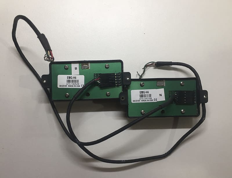 EMG HZ H4 Pickup Set w Harness & Diagrams