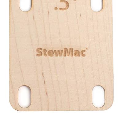 StewMac guitar neck pocket shim 0.50 degree for 4 bolt neck plate SM2135-050 image 1