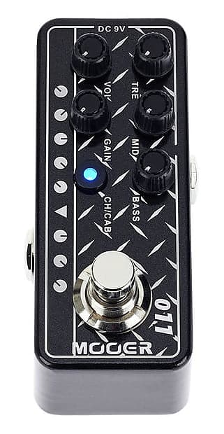 ギター Mooer Micro Preamp 011 Cali Dual Mooer 'Cali-Dual 011' Digital Micro Preamp Guitar Effects
