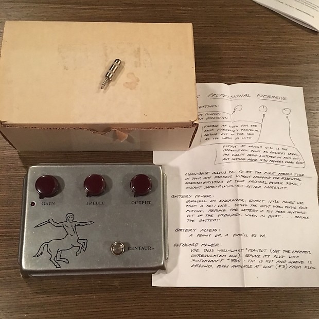 Klon Centaur Silver Horse Horsie. Most Rare. First 175 Made Klon Centaur Silver Horse Horsie. Most Rare. First 175 Made