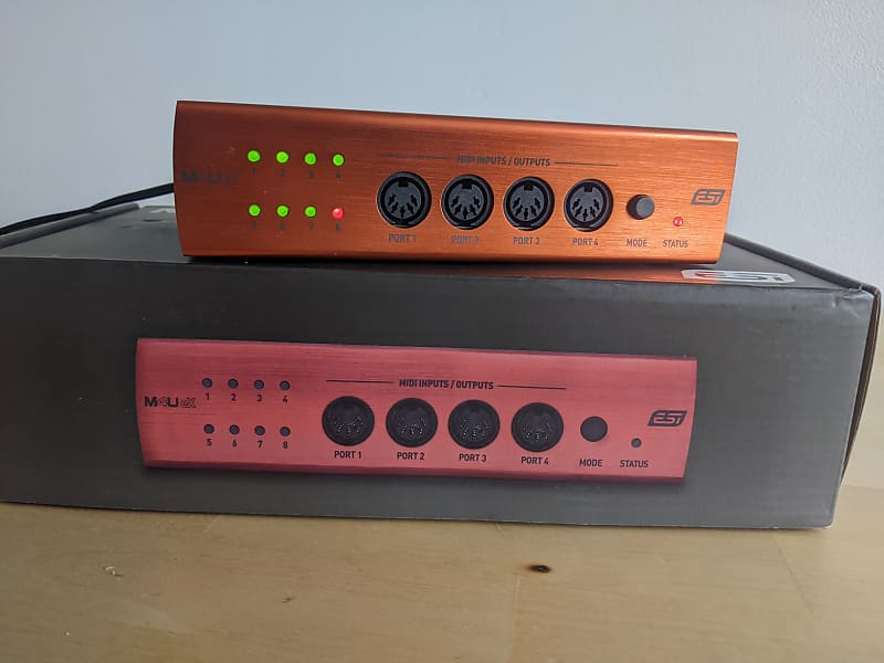 ESI M4U eX 8port USB 3 Midi Interface + USB Hub Reverb