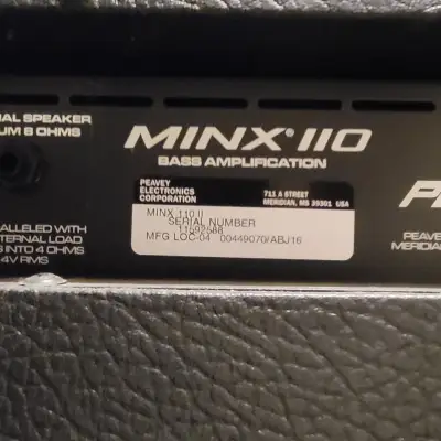 Peavey MINX 110 Bass Amp 1990-2000s image 2