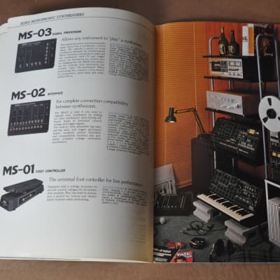 Korg synths and keys vintage catalog booklet brochure. 1977 image 6