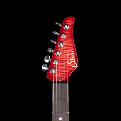 Suhr Modern Faded Trans Wine Red Burst image 18