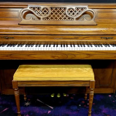 Kimball  Pecan Console Piano image 2