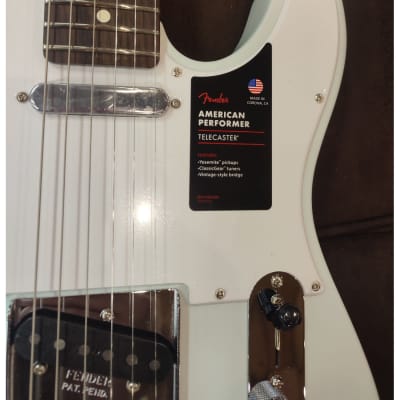Immagine Fender American Performer Telecaster, Rosewood Fingerboard, Satin Sonic Blue - 13