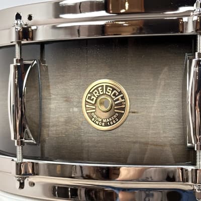 Gretsch 18/12/14/5x14" 140th Anniversary Ltd. Edition Drum Set w/ Cases - Ebony Stardust Gloss image 9
