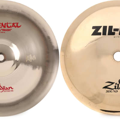 Zildjian 10 inch FX Oriental China Trash Cymbal  Bundle with Zildjian FX Series ZIL-BEL - Small 6 inch image 1
