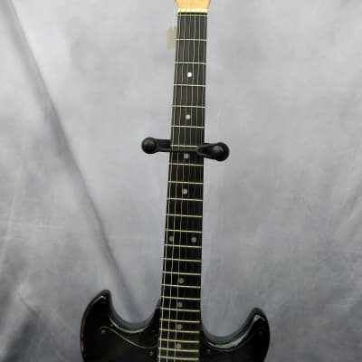 VINTAGE, Mild Relic, Harmony H-804 Electric Guitar 1980s - Black image 3