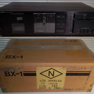 1982 Nakamichi BX-1 Stereo Cassette Deck 1 Owner, Very Low Hours, New Belts & Serviced 05-2023  Sounds Amazingly Like New w/ Original Box and Manual #315 image 1