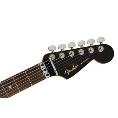 Fender American Ultra Luxe Stratocaster Floyd Rose HSS, Rosewood Fingerboard, Mystic Black image 6
