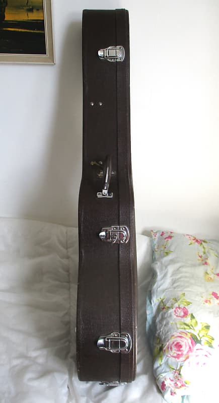 Vintage 70s handmade classical guitar hard case by Takabe