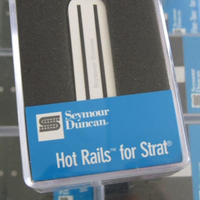 Seymour Duncan Hot Rails for Strat Bridge White SHR-1b image 1