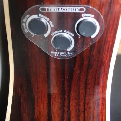 Brand New Yamaha LL-TA TransAcoustic Jumbo Concert Acoustic/Electric Guitar - Brown Sunburst image 4