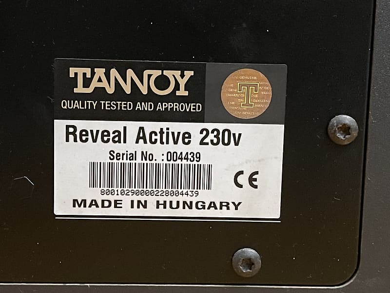 Tannoy reveal best sale active 230v