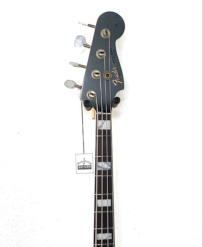 New Fender Custom Shop LTD 66 Jazz Bass Journeyman - Aged Charcoal Frost  Metallic