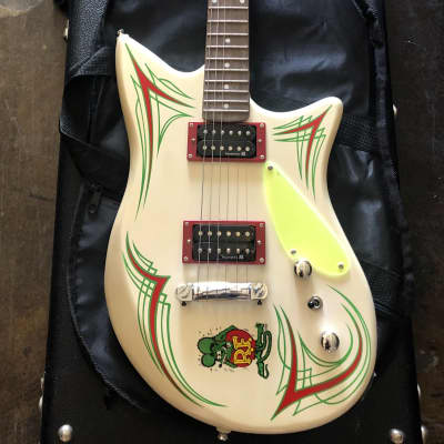 Lace Rat Fink Big Daddy Ed Roth guitar 2002 white image 2