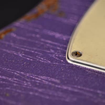Fender Telecaster American Performer Relic 2019 Lavander Purple Sparkle Duncan Tele Stack image 13