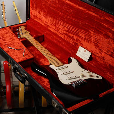 Fender Standard Stratocaster with Maple Fretboard 1983 - Black image 3