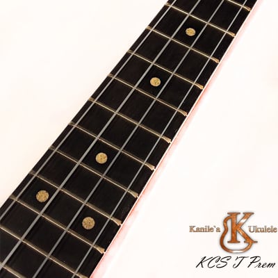 Kanile a KCS T Prem TRU-R Tenor ukulele with Premium Hawaii Koa wood #20426 Natural / High Gloss image 10