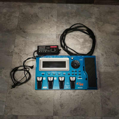 Roland GR-55 Guitar Synthesizer GR COSM Blue Set with Adaptor and Midi Cable Includes 2 Midi Pickups (Used)