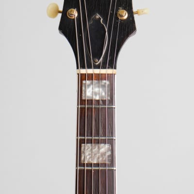 Guild  Aristocrat M-75 Thinline Hollow Body Electric Guitar (1956), ser. #3390, original brown hard shell case. image 5