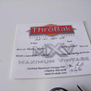 ThroBak SLE 101 MXV LTD 2010 (Limited NOS Wire) image 2