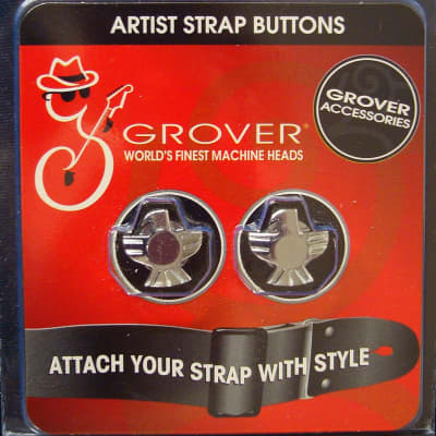 Grover GP620C Eagle Artist Strap Buttons (Set of 2) image 1