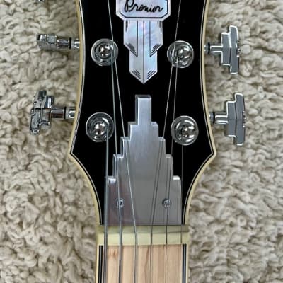 D'Angelico Premier Bedford Model DAPBEDSBKMCTR Electric Guitar (Black) image 5