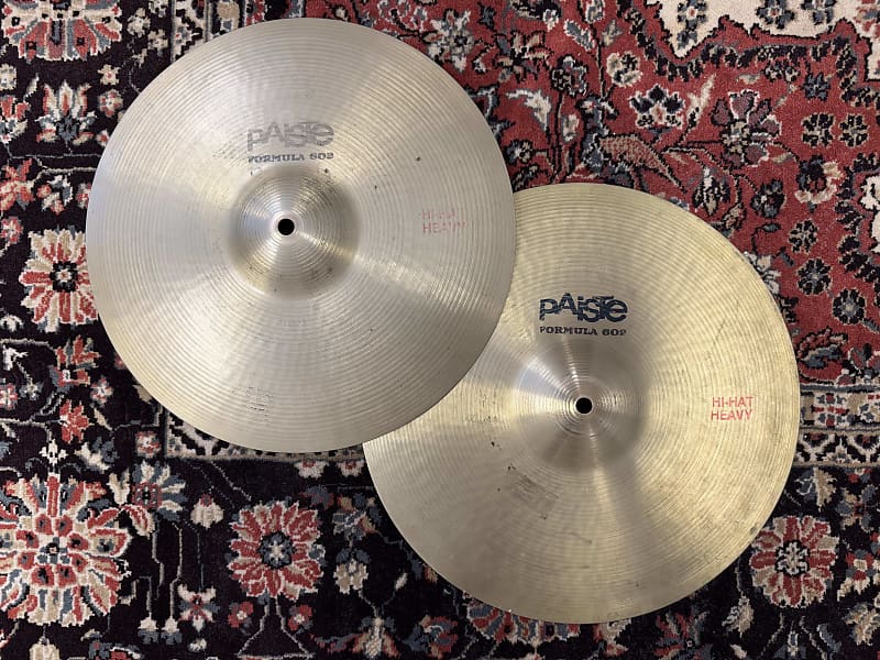 14" Paiste Formula 602 Heavy Hihat 1045/1060gr (VIDEO) image 1