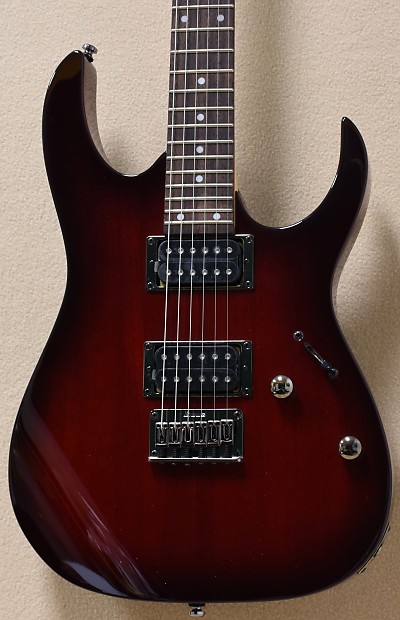 新品 Ibanez アイバニーズ RG421 BBS Blackberry Ibanez RG421 Electric Guitar Blackberry Sunburst | Guitar Center
