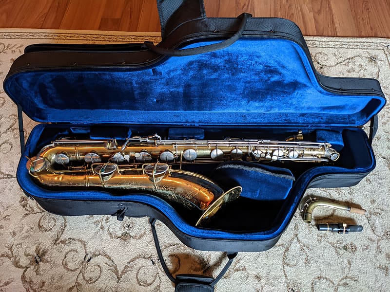 Conn 12M Baritone Saxophone 1960 Brass/Nickel Reverb