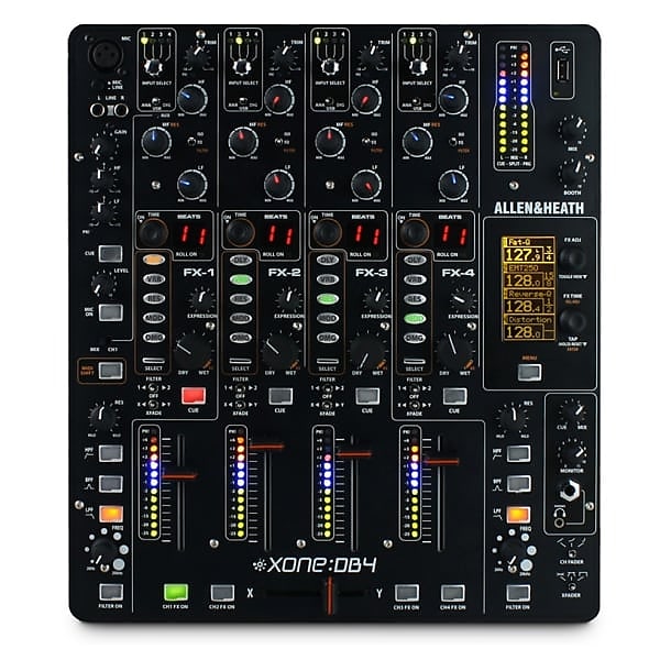 Allen & Heath XONE:DB4 4-Channel Digital DJ Mixer w/ Effects | Reverb