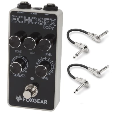 New Foxgear Echosex Baby Vintage Drum Echo Machine Guitar Effects Pedal for sale