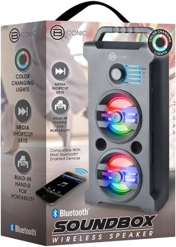 Bytech BCAUBS179BK Bluetooth Part Sound Speaker Reverb