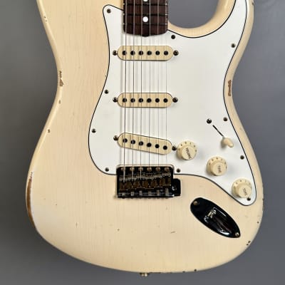 Fender Custom Shop Limited Edition 1964 Stratocaster Relic Super Faded Aged Shell Pink image 1