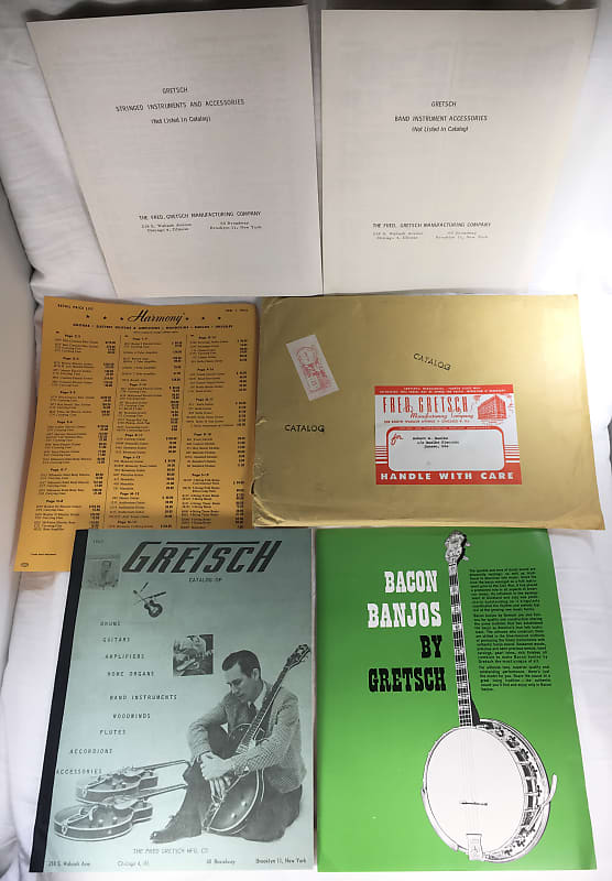 1963 1964 GRETSCH Vintage Instrument Catalog & Price List Reverb