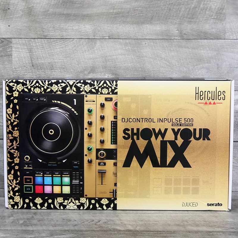 Limited Edition: DJControl Inpulse 500 Gold Edition, 2-deck USB DJ