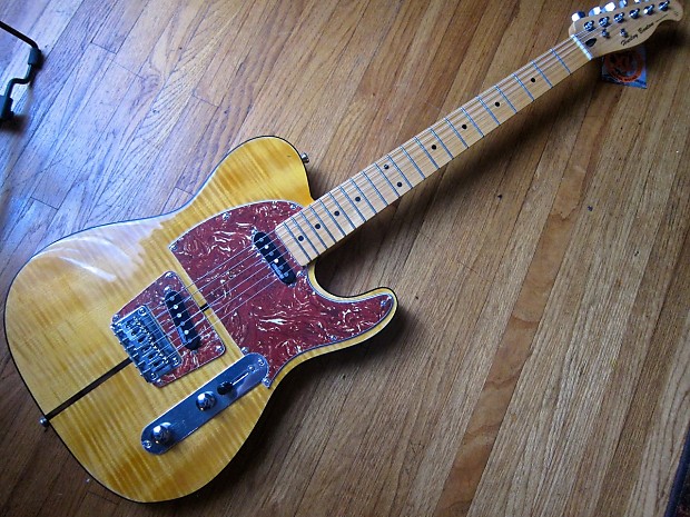 Harley Benton TE80 Tele/MadCat Hohner-Style Prince Tribute Guitar Cloud  Symbol TE 80 Mad Cat VIDEO
