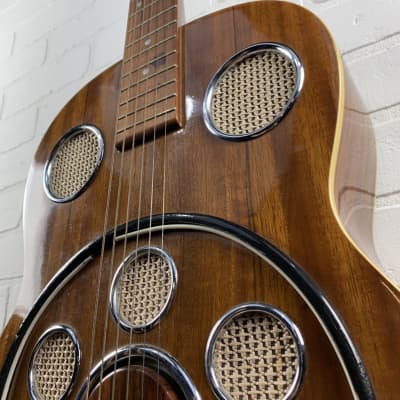 1970's Orpheum Resonator Acoustic Guitar - Del Vecchio Dinamico Replica image 19