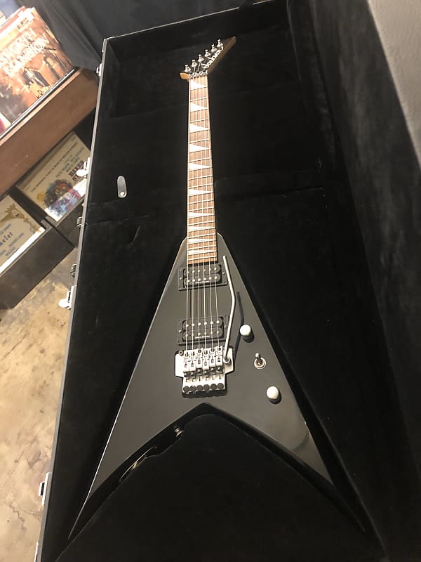 Jackson King V KVX10 1996 Gloss Black | Reverb