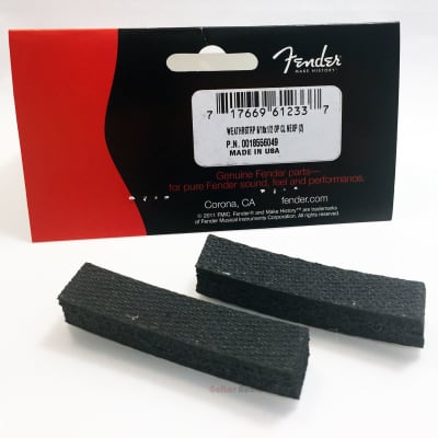 Genuine Fender Precision Bass Pickup Height Rubber Foam Mute Weather Strips image 3