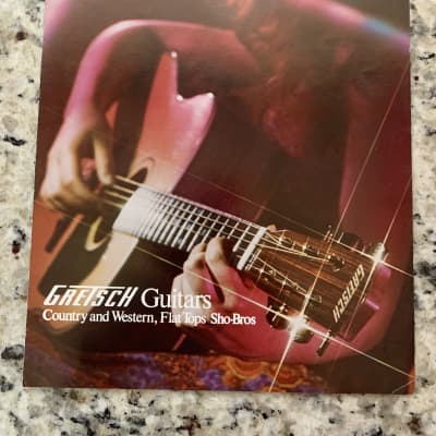 Gretsch Guitar Catalog  60’s-70’s Supreme Deluxe Rancher Sun Valley Folk for sale