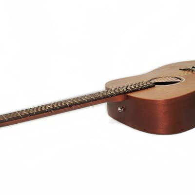 Trembita Brand New Seven 7 Strings Acoustic Guitar, Sand Natural Wood made in Ukraine Beautiful sound image 5