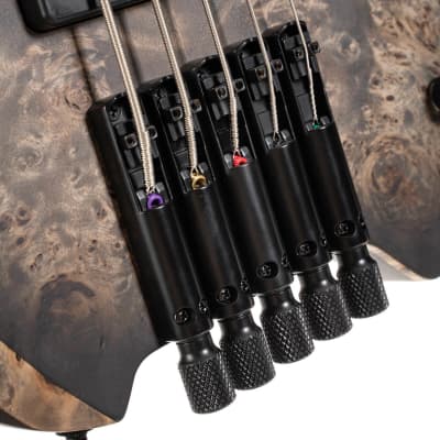 Cort Space 5, 5-String Headless Bass, Star Dust Black image 8