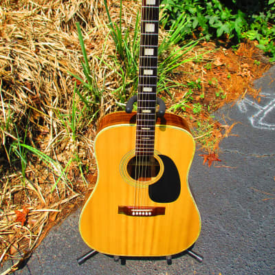 Acoustic Guitar Kiso Suzuki GH-250 Natural 1970s Made in